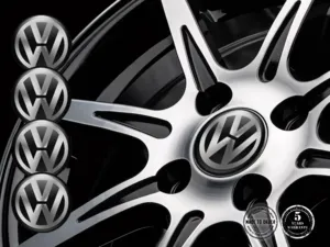VW Sticker on Rims Edition High-Quality Dome Labels